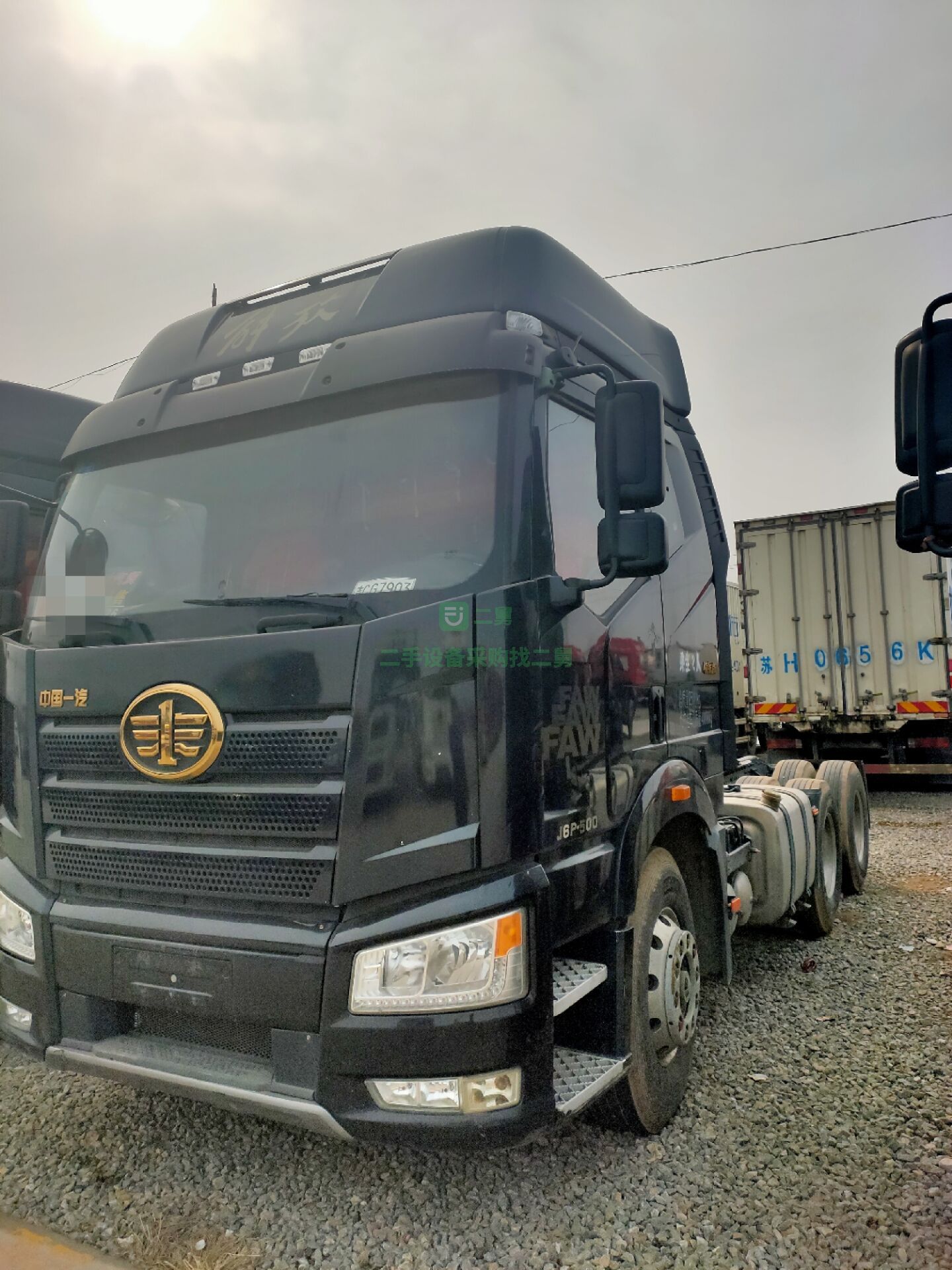 出售二手解放j6運輸車2019年馬力550