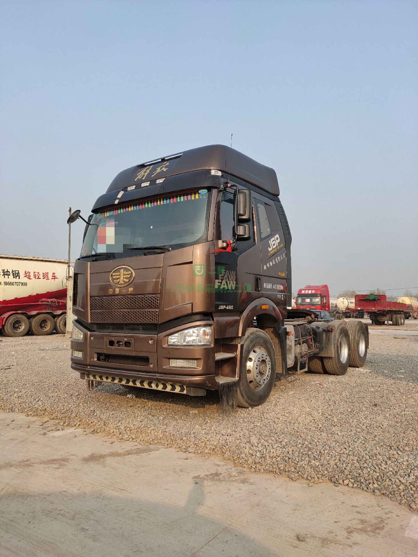 出售二手解放j6運輸車2019年馬力550