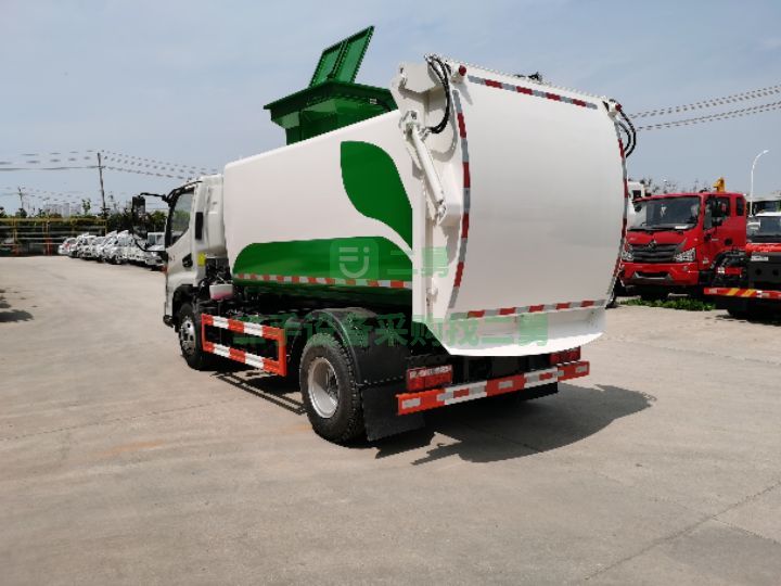 湖北出售二手九成新的7方餐廚垃圾車