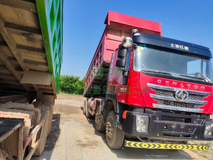 出售二手的18年8月杰獅大箱5.8米自卸車