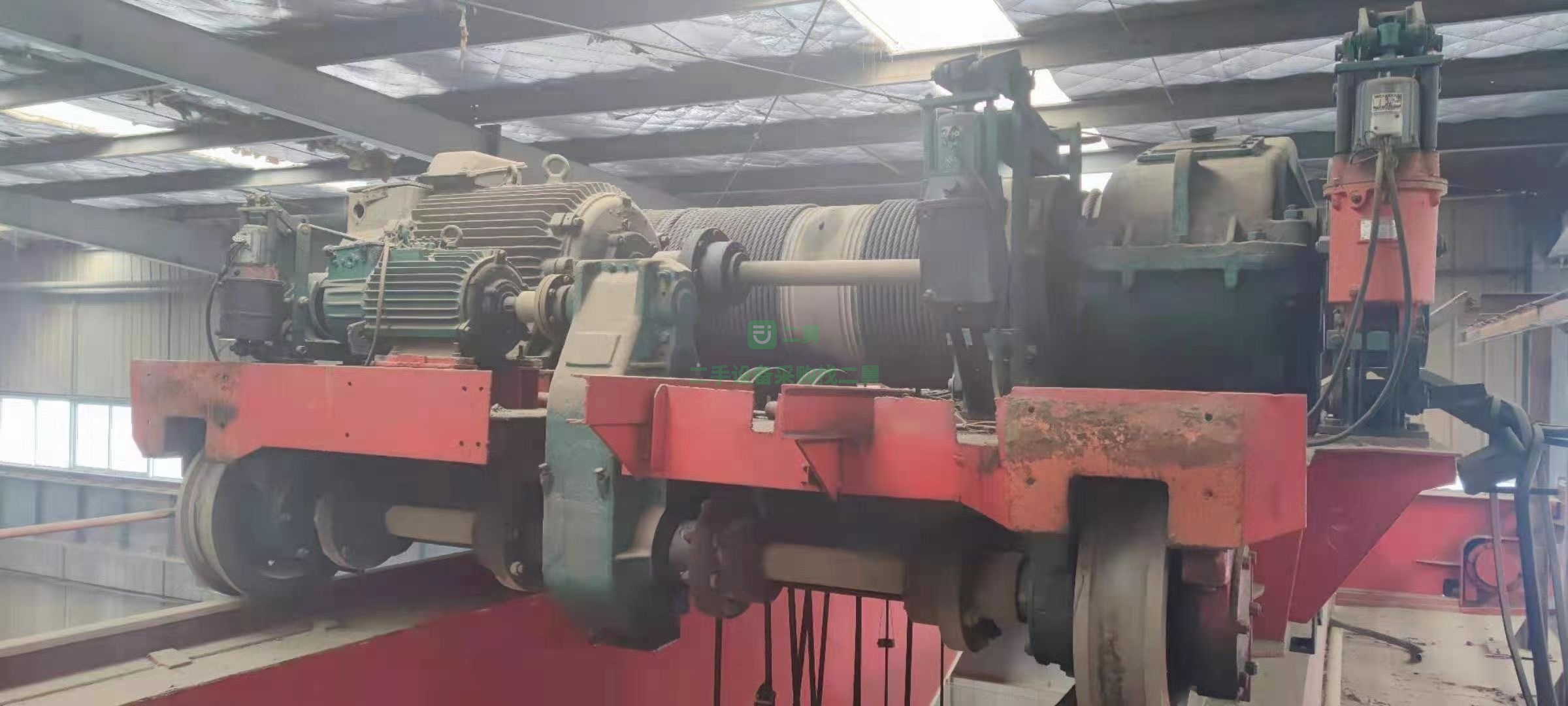 出售32噸加5噸QD型雙梁起重機(jī)，跨度22.5米，高配置，成色新，箱高1.7米