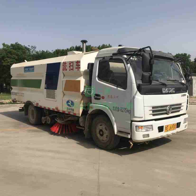 出售二手九成新的東風多利卡8立方洗掃車