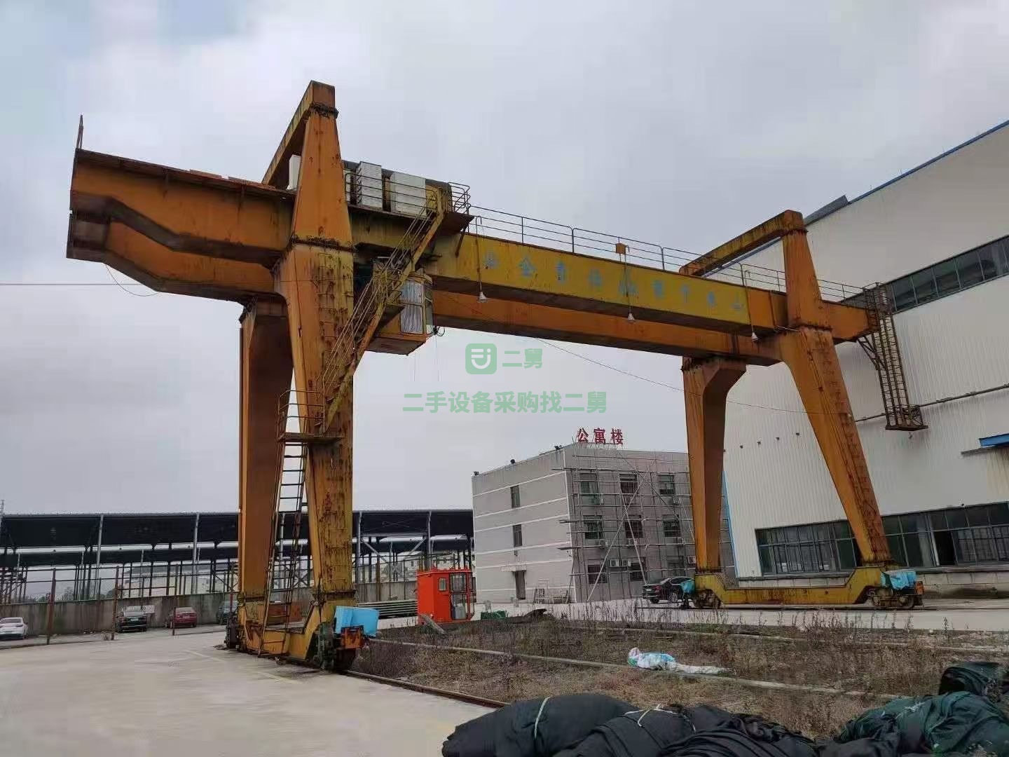 出售A型32加5噸雙主梁龍門吊,跨度20米,外懸各7米,貨在紹興