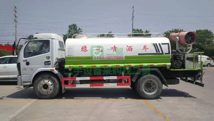 山東出售二手的九成新的東風凱普特10立方霧炮灑水車
