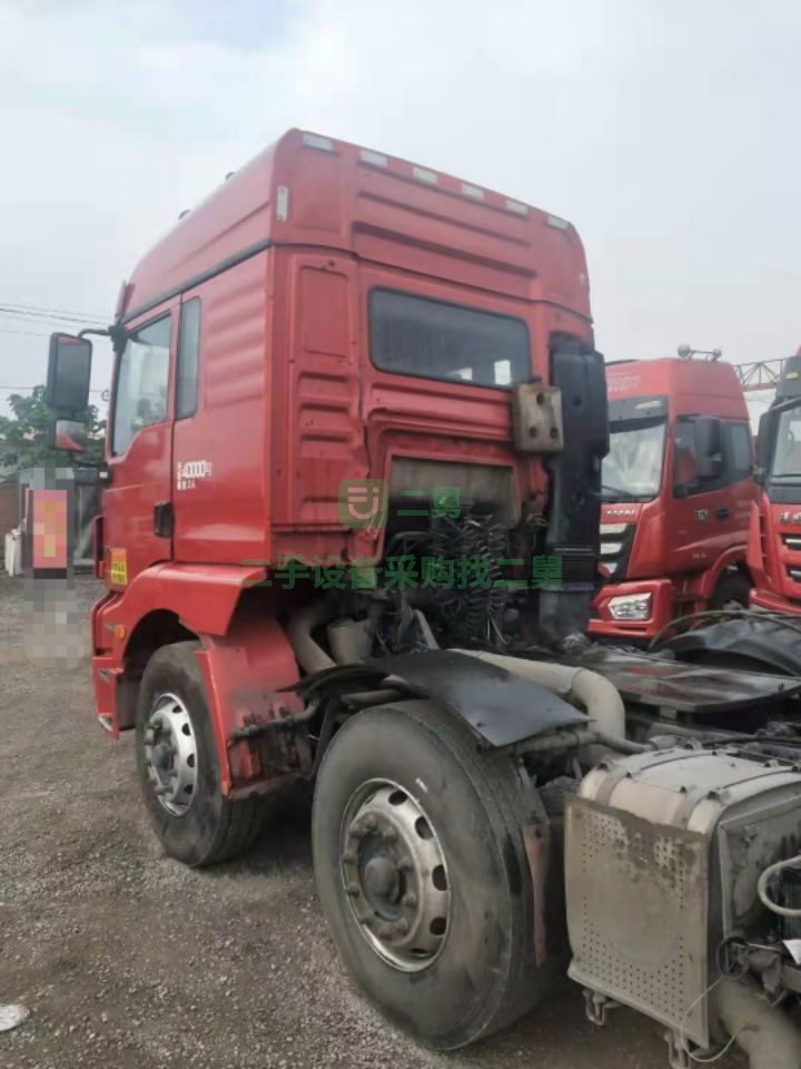 出售牽引車15年2月全保險德龍375單驅，國四排放濰柴動力