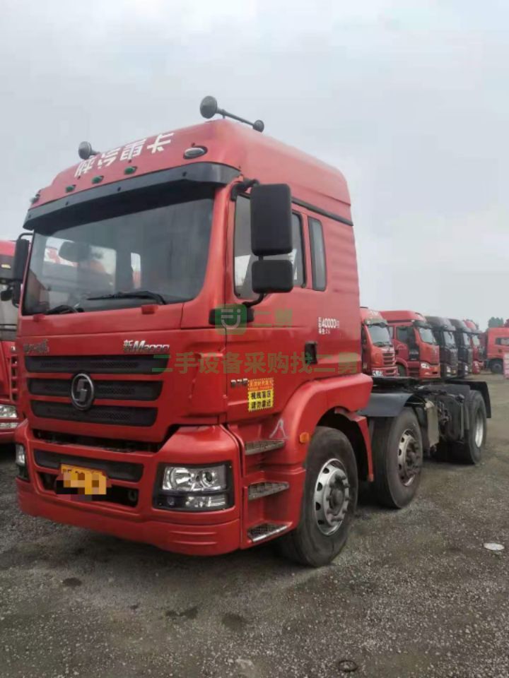 出售牽引車15年2月全保險德龍375單驅，國四排放濰柴動力