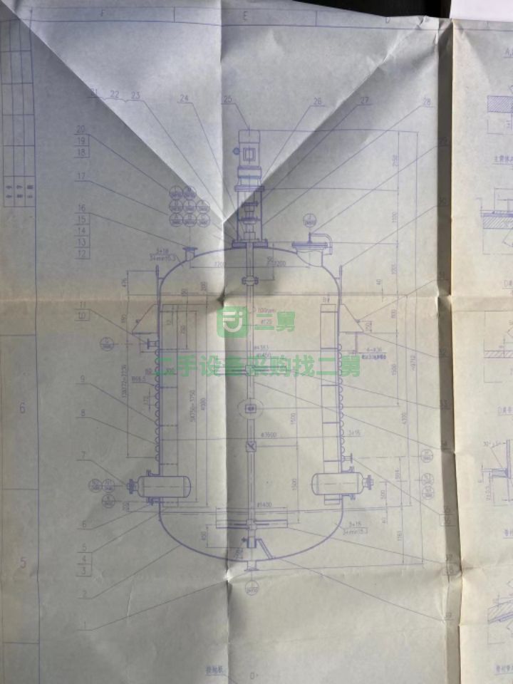 出售57立方高壓鈦材反應(yīng)釜，防暴電機(jī)，全鈦攪拌