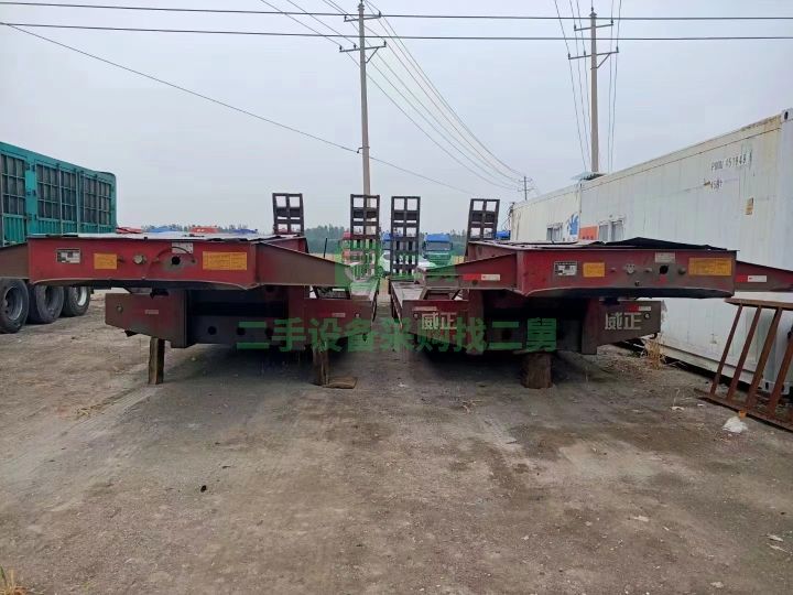 出售18年4月13米爬梯半掛車況精品輪胎強，真富華橋