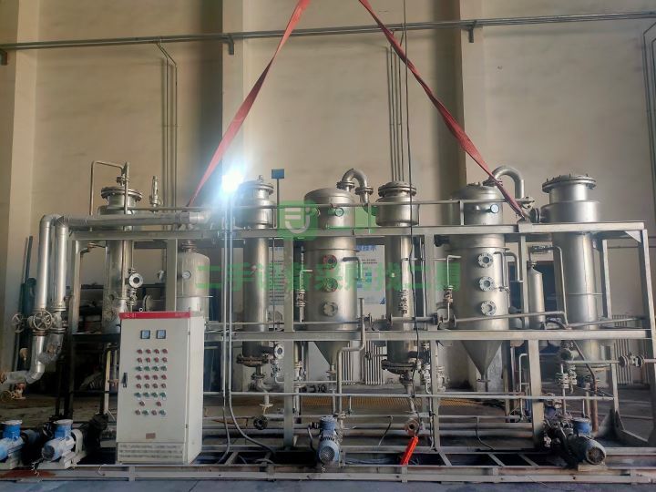 出售500L三效鈦材強制循環蒸發器
