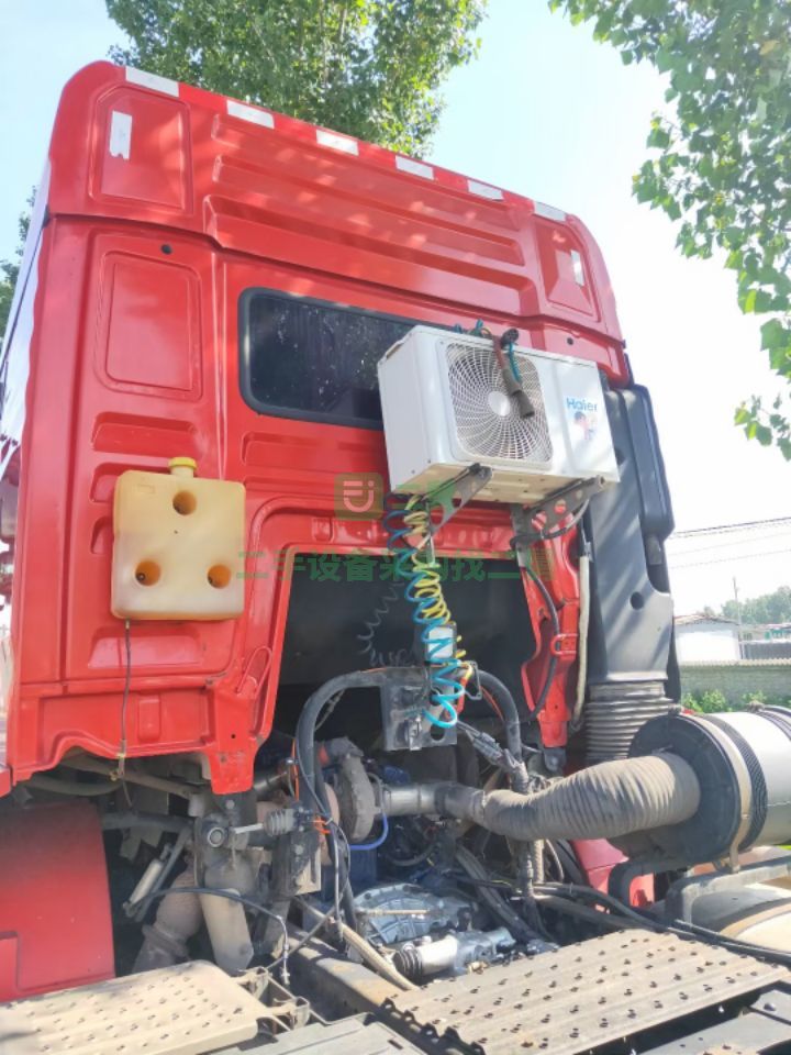 河北出售16年12月全保險德龍350馬力雙驅牽引車，濰柴動力，輪胎九成！