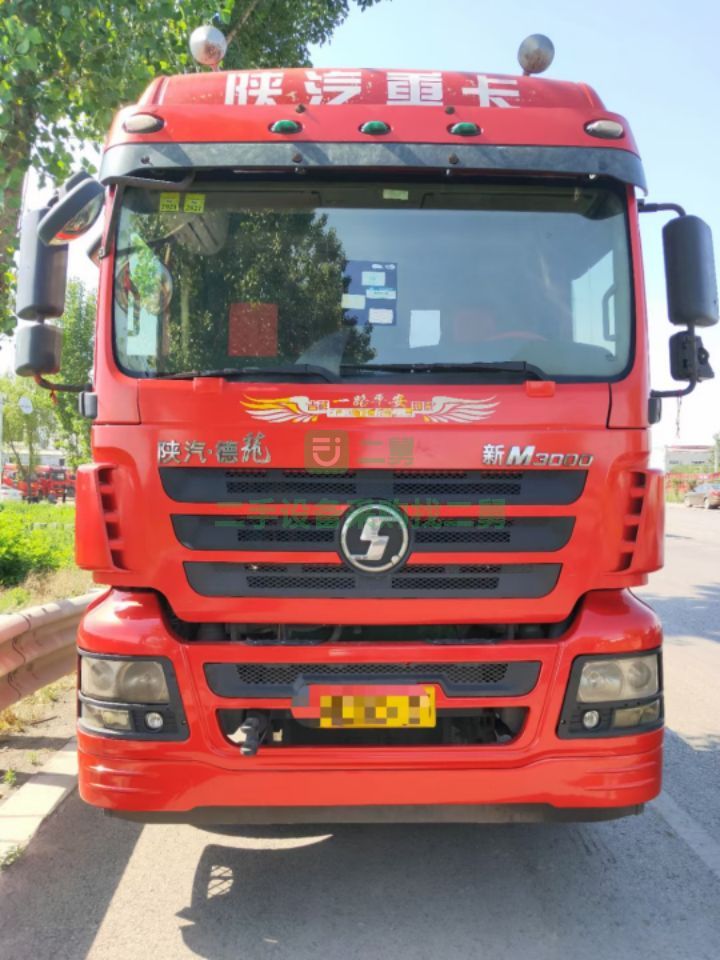 河北出售16年12月全保險德龍350馬力雙驅牽引車，濰柴動力，輪胎九成！
