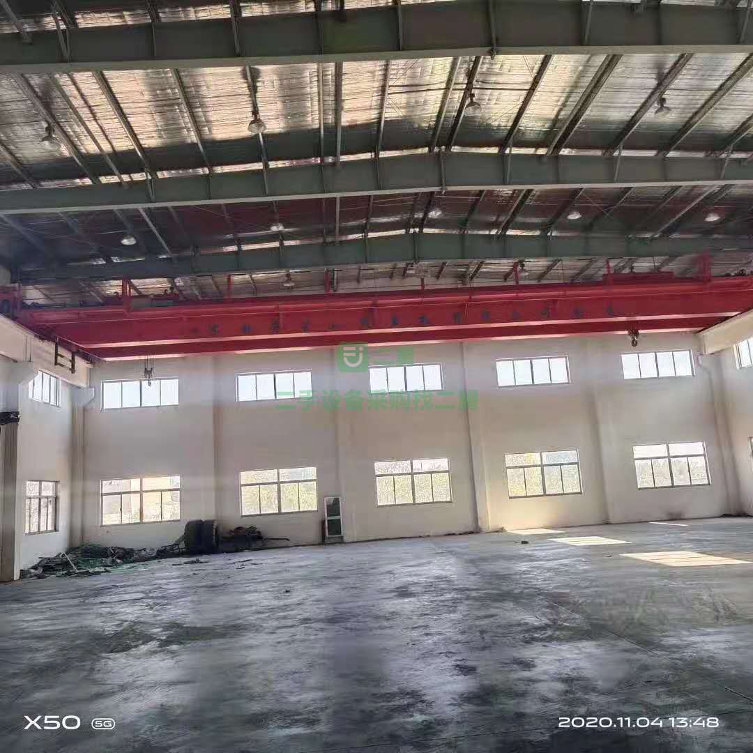 出售二手葫蘆雙梁橋式起重機(jī) 10+10噸，跨度24.9米
