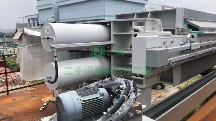 出售二手九成新的500平方景津廂式壓濾機
