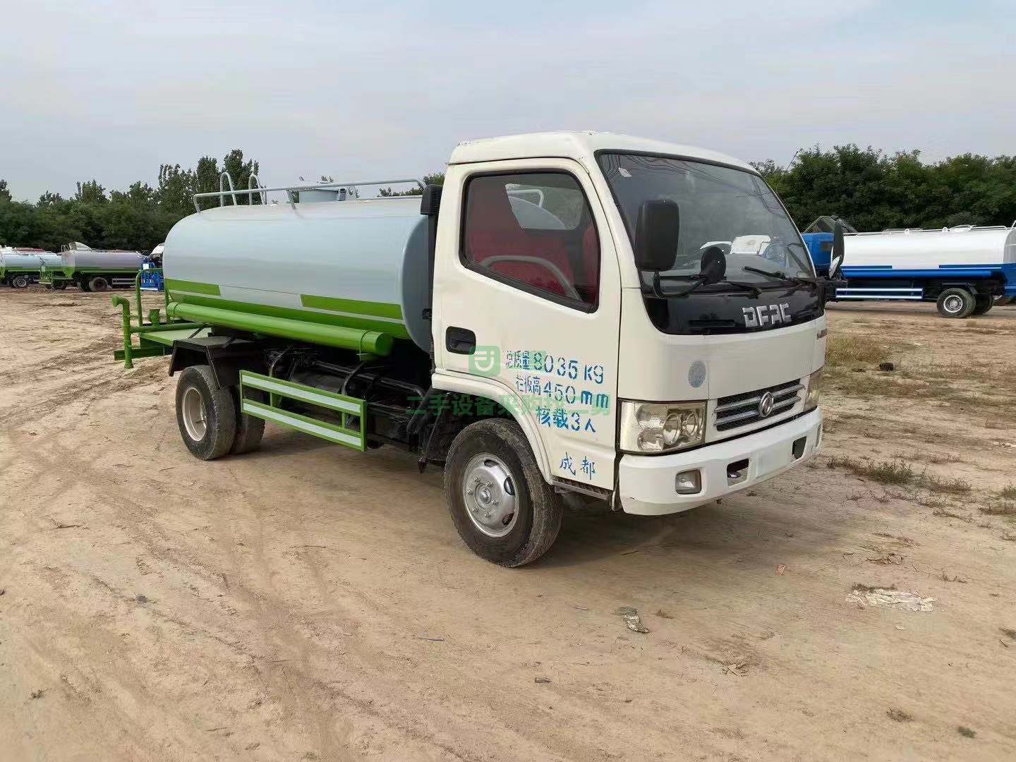出售東風多利卡5立方二手灑水車無手續
