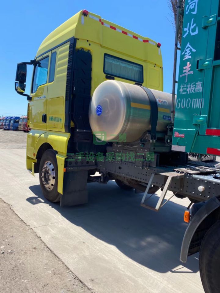 出售牽引車一年全保險國六汕德卡440雙區(qū)汽車帶11米掛車