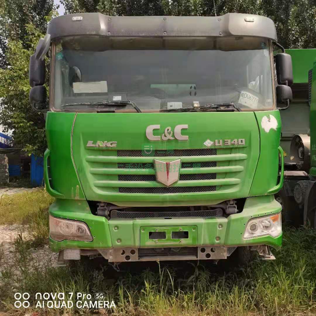 出售一臺19年國五10月聯(lián)合LNG燒氣車自卸車，5.6米大箱