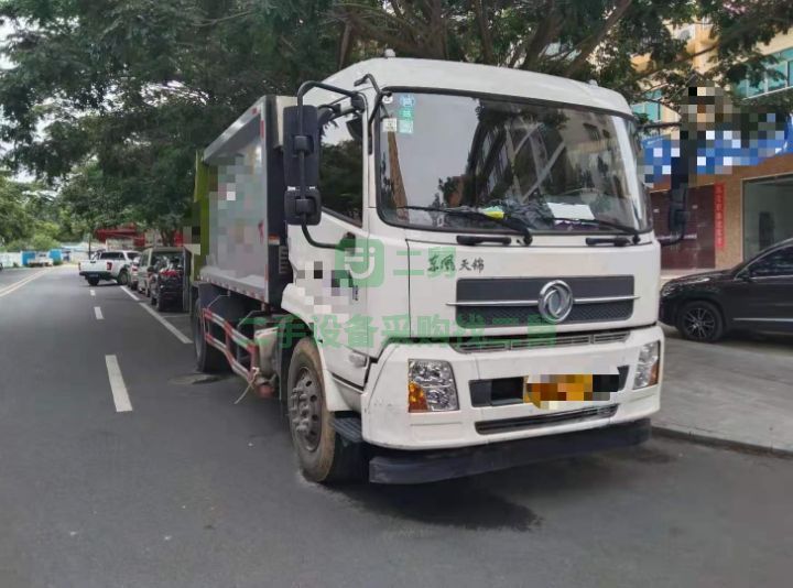 出售二手九成新的東風(fēng)天錦14方壓縮垃圾車