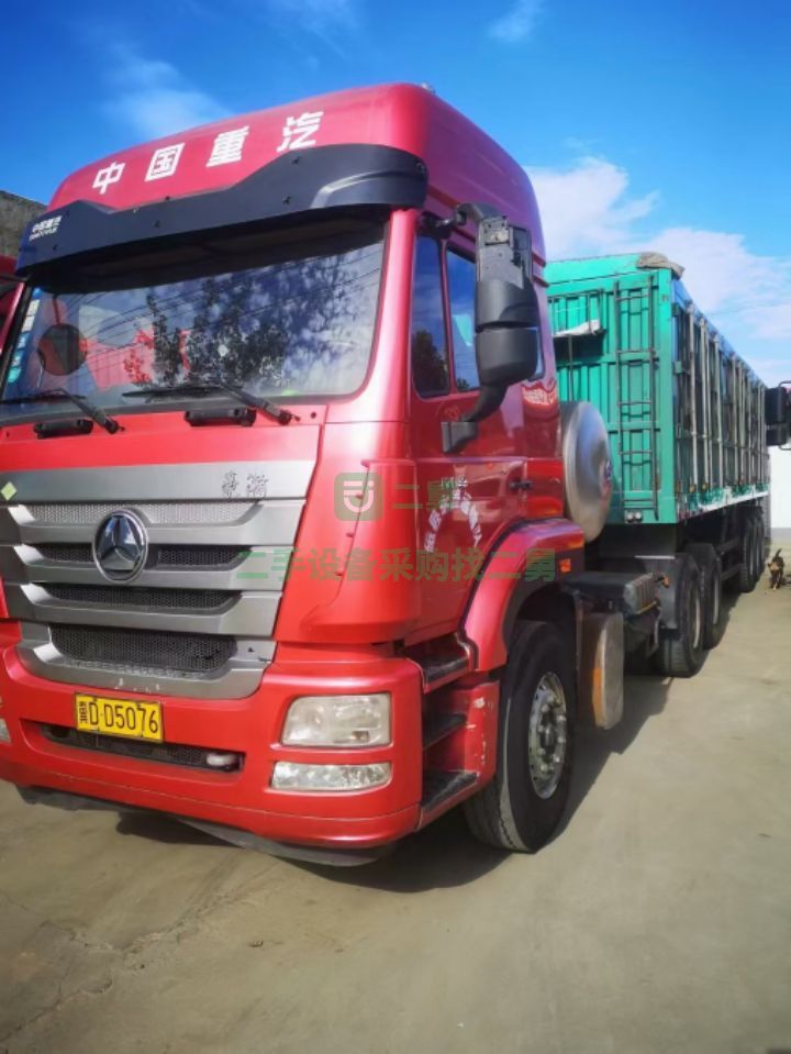 出售一臺豪瀚430馬力天然氣牽引車，18年11月全保險，車況原版精品