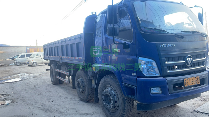 二手的20年福田瑞沃170自卸車