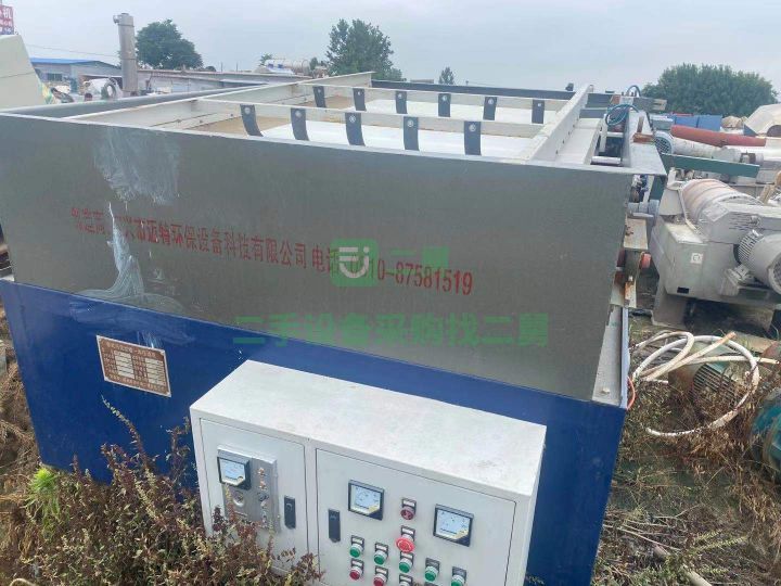 出售二手九成新的1.5/4.5網帶污泥脫水壓濾機