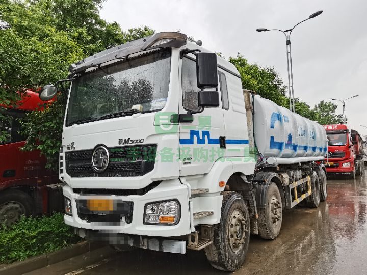 陜西出售二手的陜汽德龍新M3000多功能自卸車