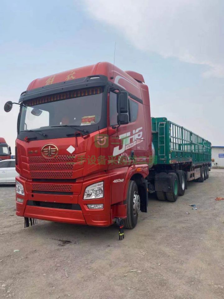 出售牽引車1年整交強險JH6 460雙驅天然氣車國六排放