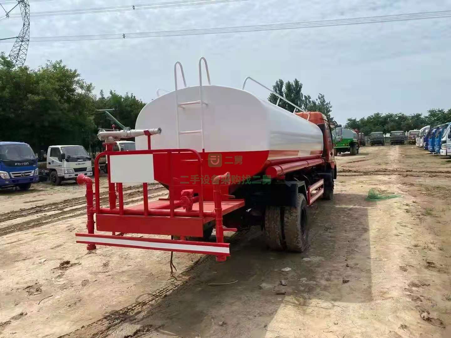 出售東風康霸10立方二手灑水車無手續全新罐體和龍王水泵