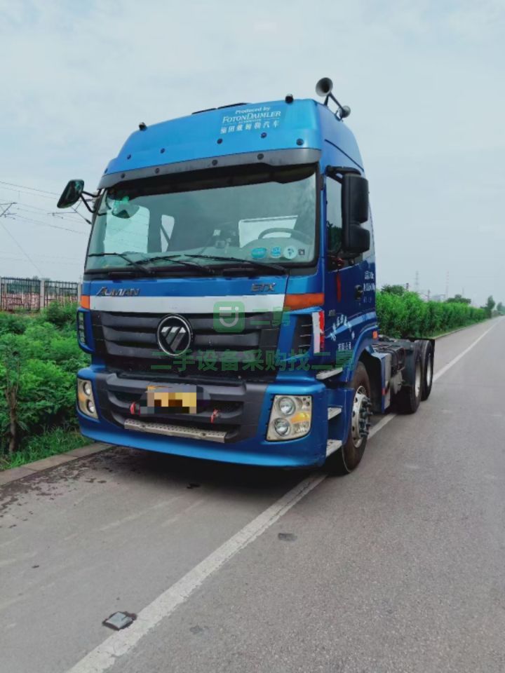 出售牽引車一臺16/12月份歐曼400雙曲，國五排放車況精品
