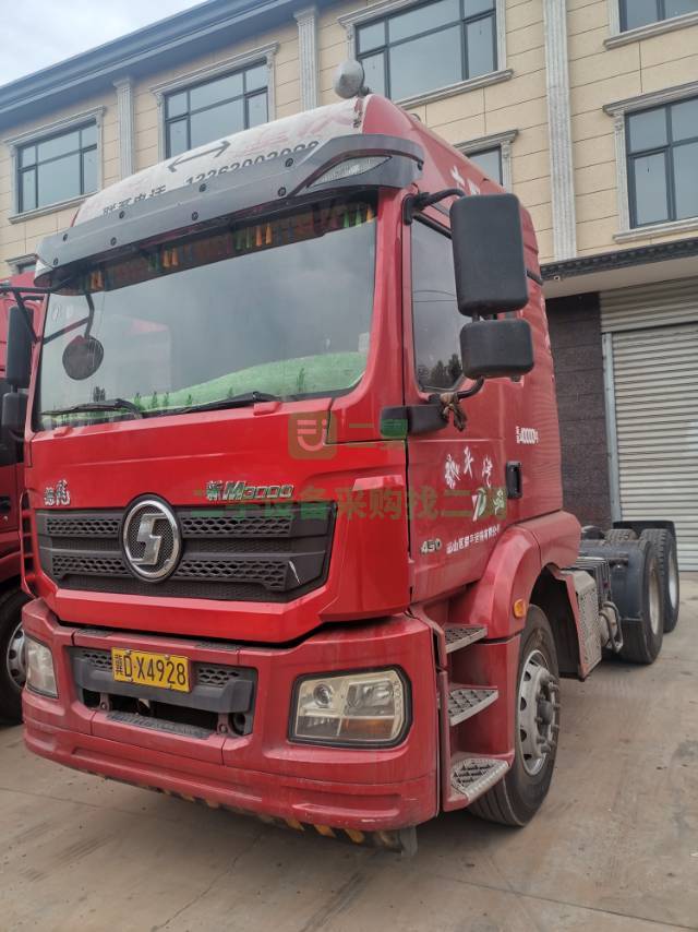 出售18年2月陜汽德龍國五430馬力牽引車
