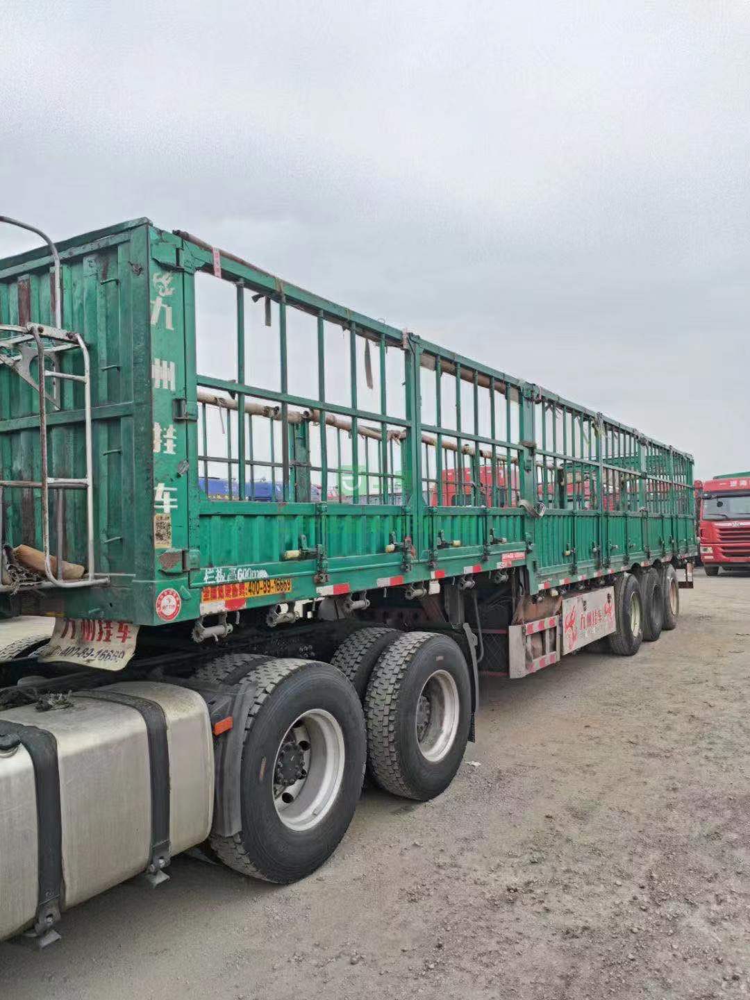 新款解放550領航版帶13米九州掛車出售