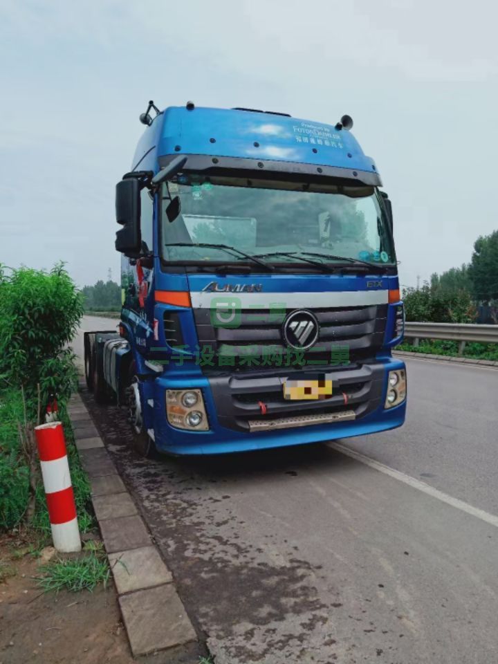 出售牽引車一臺16/12月份歐曼400雙曲，國五排放車況精品