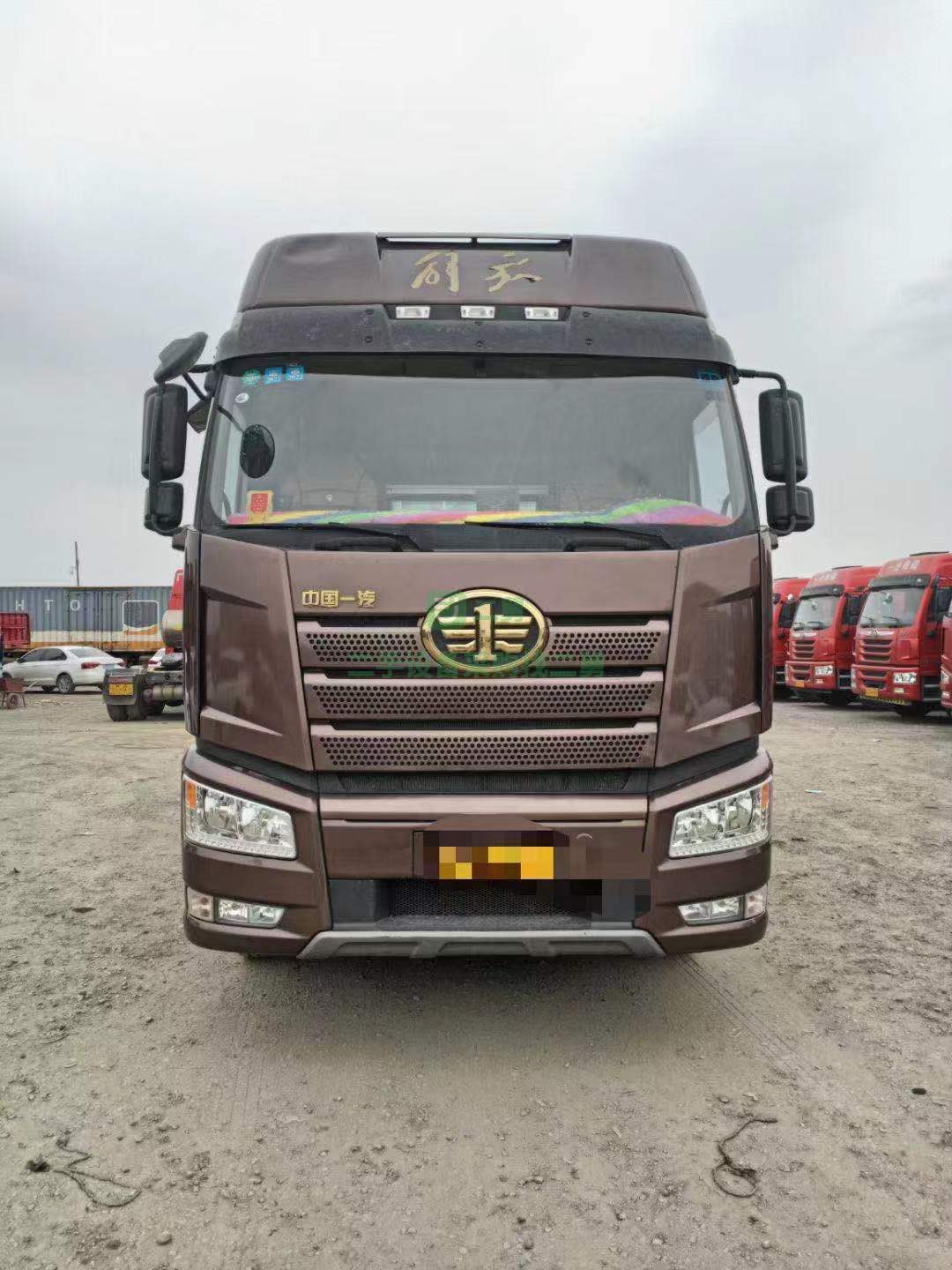 新款解放550領航版帶13米九州掛車出售