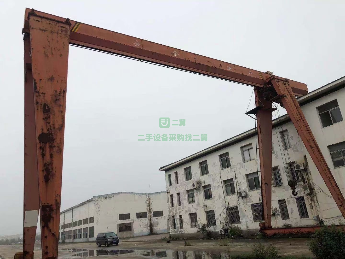 出售二手20噸龍門吊,跨度26米各懸7米一臺