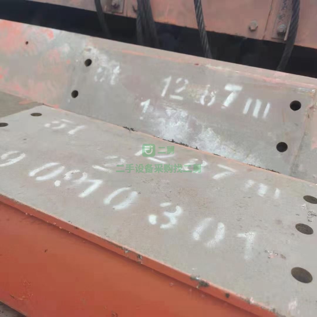 出售一臺19年的新車5噸12.87米單梁30特工字鋼龍門吊未安裝河南礦山生產