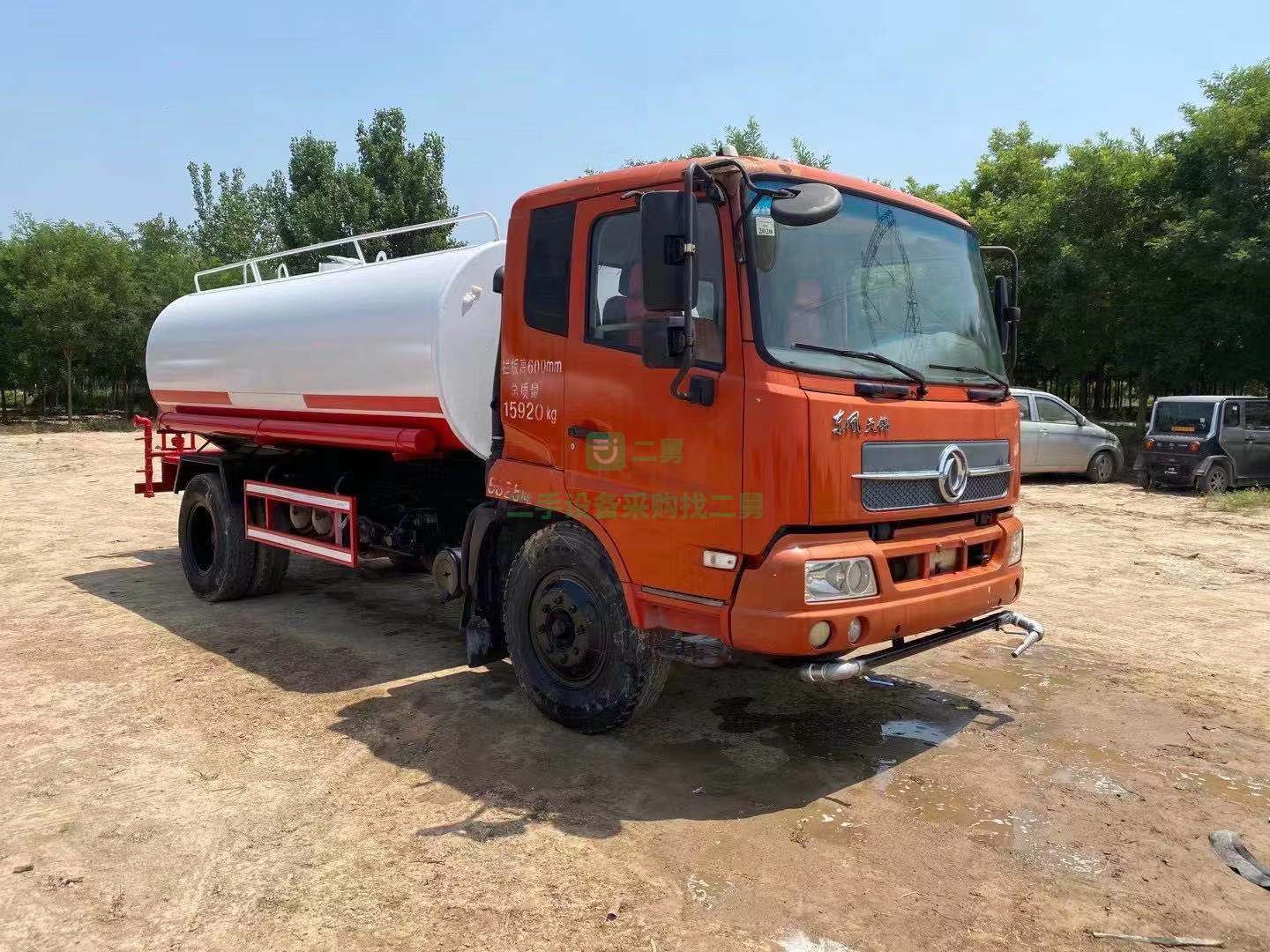出售東風天錦12噸二手灑水車無手續