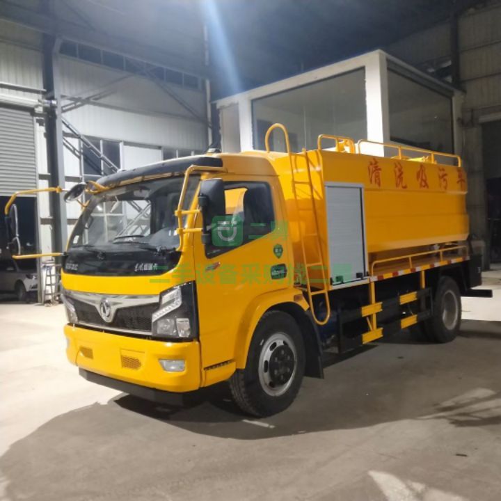 出售國六東風多利卡D7，玉柴165馬力發動機清洗吸污車