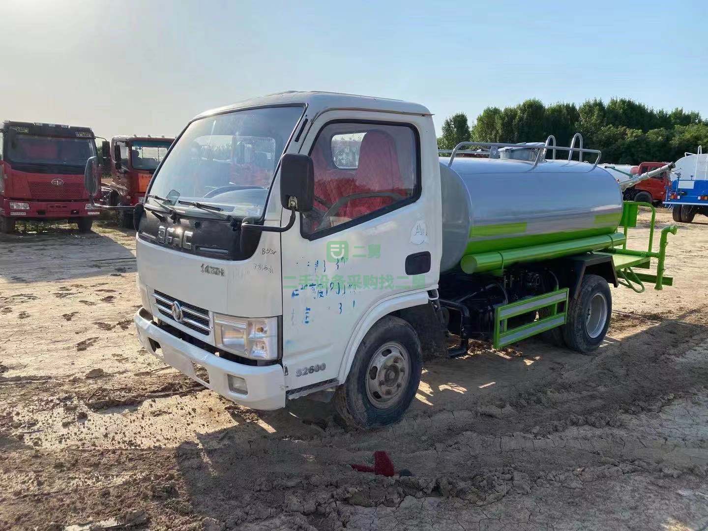 出售東風多利卡3立方二手灑水車無手續