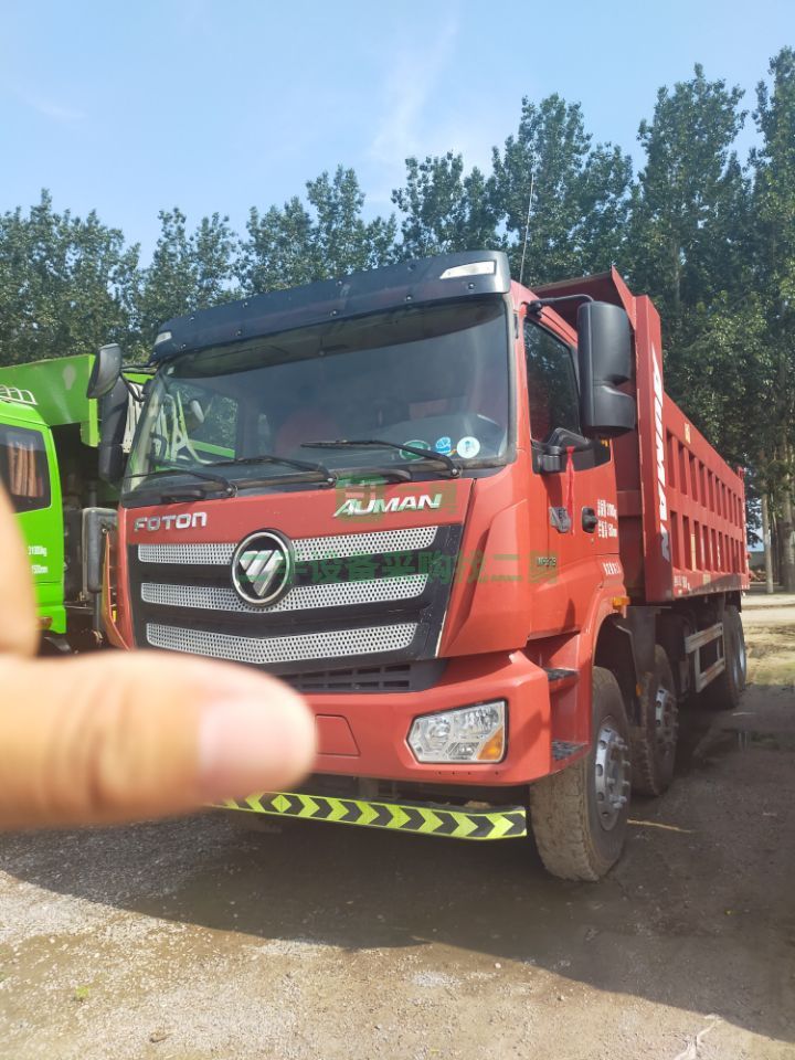 出售18年新款歐曼ETX自卸車，濰柴375馬力貨箱長度7.6