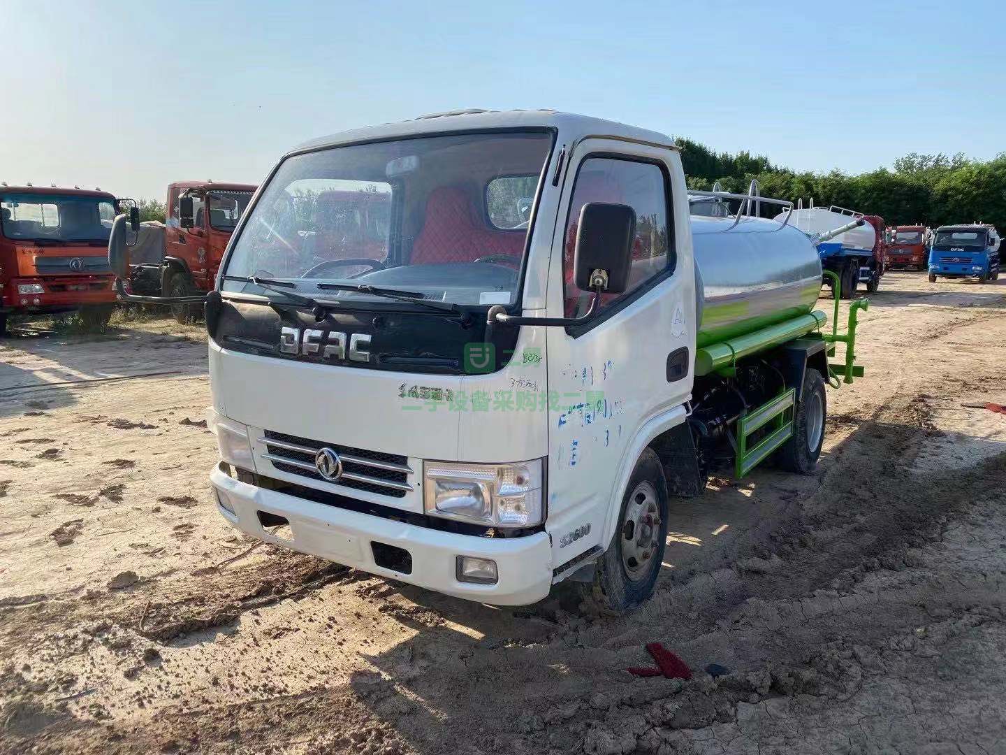 出售東風多利卡3立方二手灑水車無手續