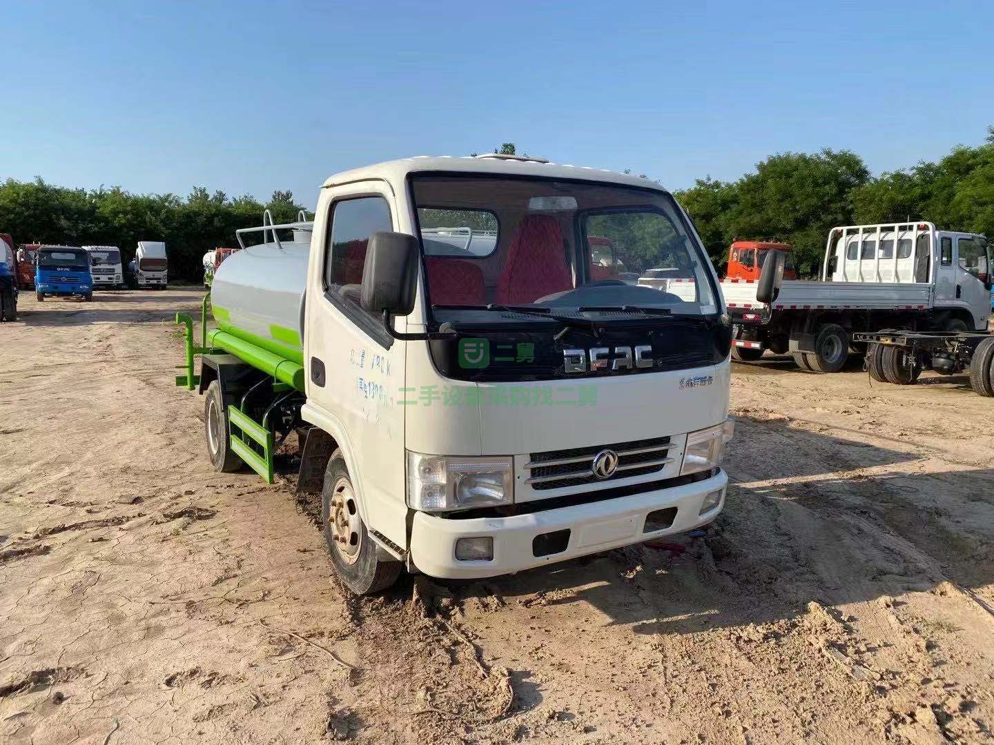 出售東風多利卡3立方二手灑水車無手續