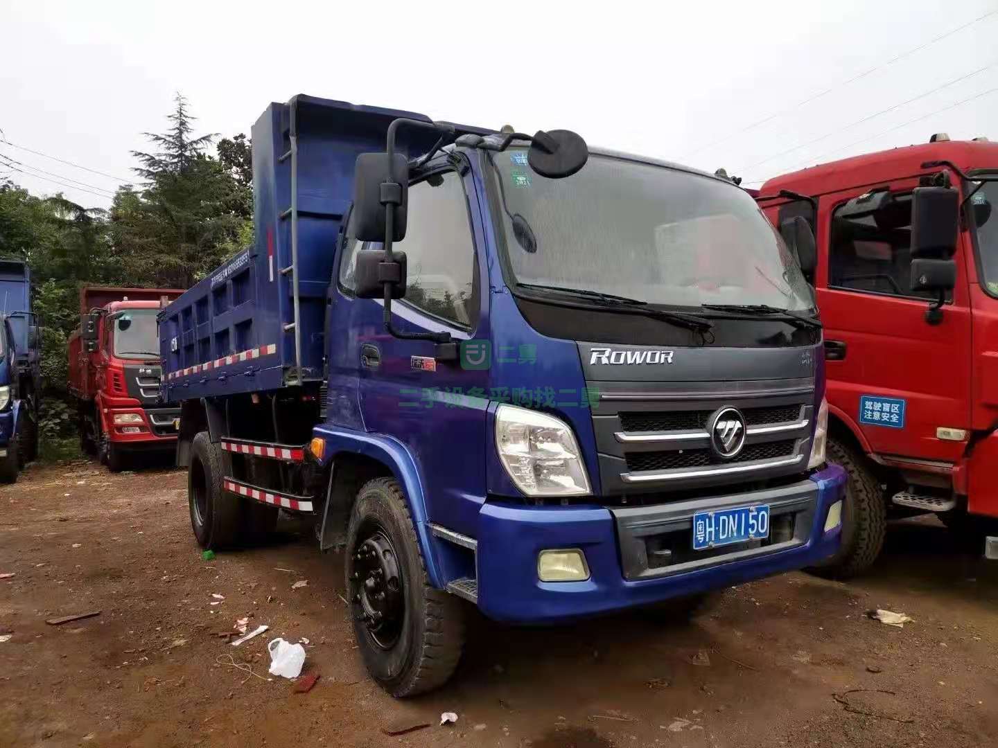 出售2018年福田160自卸車(chē)貨箱4.2米
