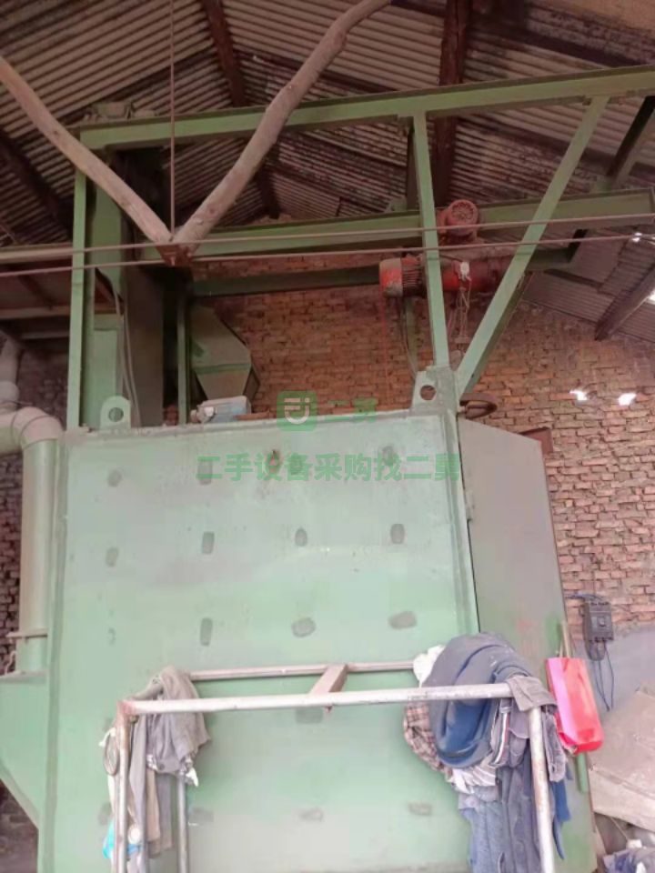 北京出售二手九成新的江蘇產單鉤376拋丸機