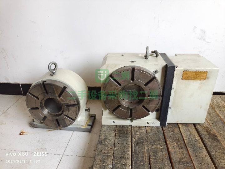 旭陽320大孔徑四軸轉臺，圓盤尾坐，法拉克阿法電機