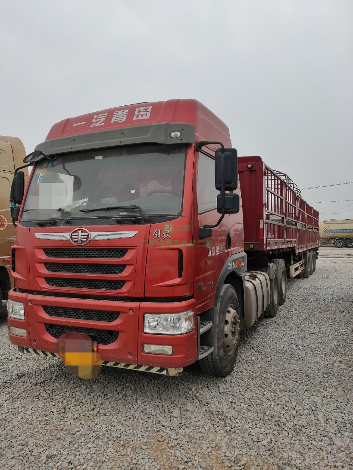 出售2019國四解放j6雙驅牽引車
