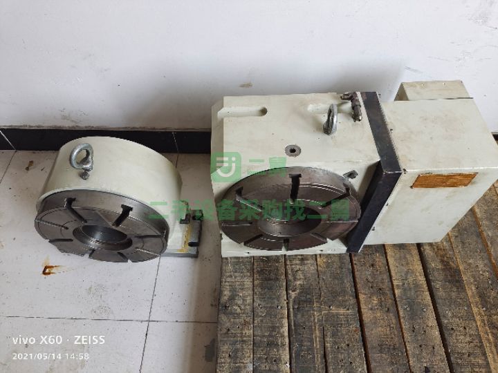旭陽320大孔徑四軸轉臺，圓盤尾坐，法拉克阿法電機