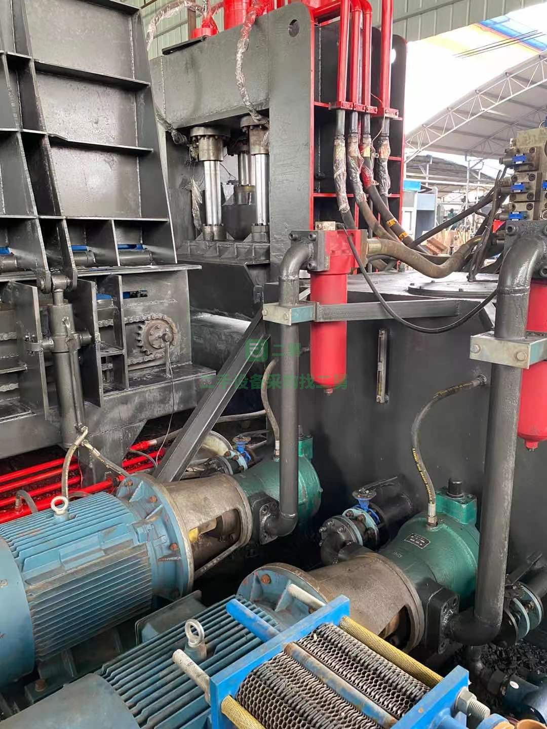出售500T龍門剪刀口1.4米6米料箱帶蓋雙45KW電機