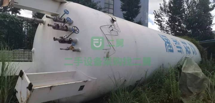 出售二手九成新的臥式60方LNG天燃氣儲罐