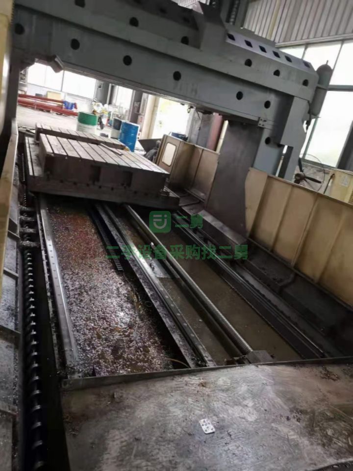 湖北出售二手的臺灣松潁3000x4000數控龍門銑床