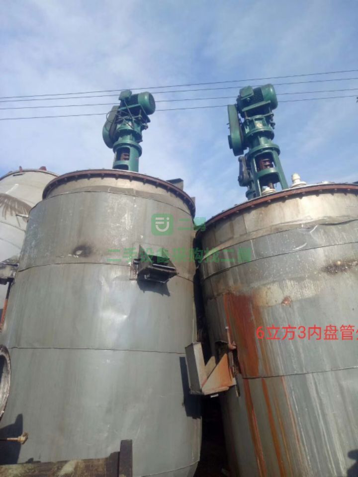 出售二手的6立方不銹鋼乳品發酵罐