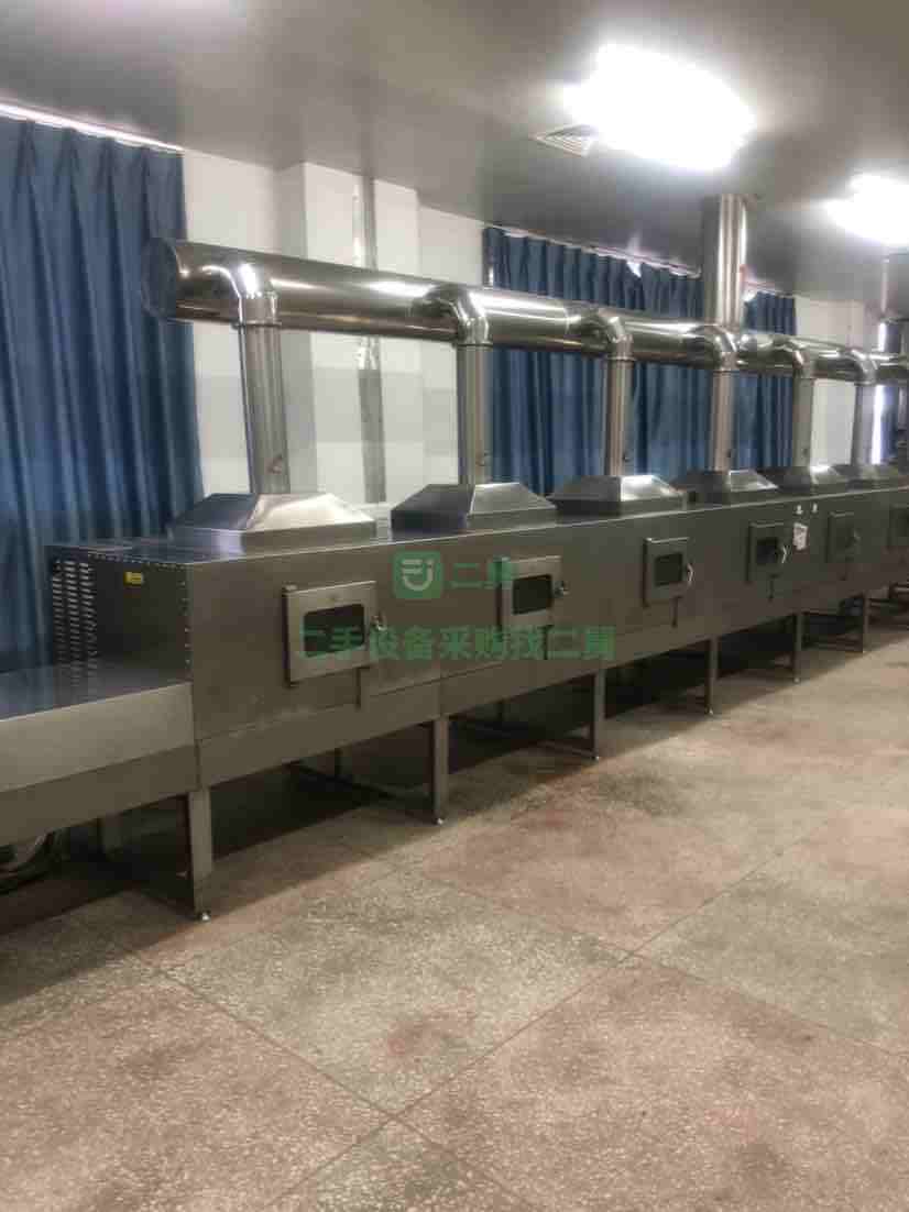 出售二手的50kw隧道微波干燥滅菌機